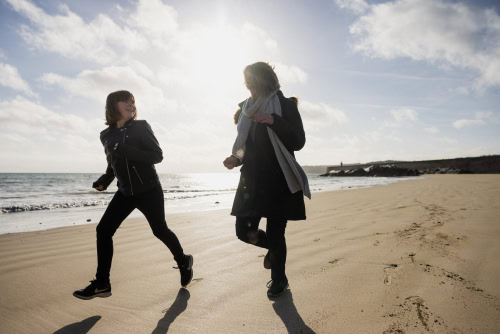 La plage de l'avant port