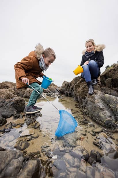 famille plage moulin hiver glamping berthier (5)